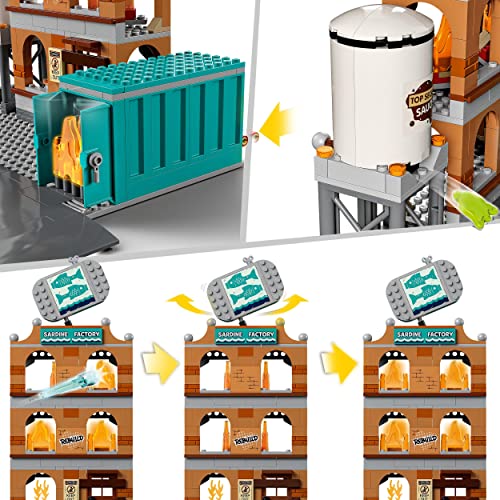 LEGO 60321 City Cuerpo de Bomberos, Set de Edificio con Llamas Plegables y Camión, Juguete para Niños 7 Años con Mini Figuras