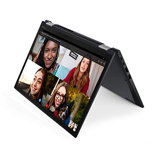 Lenovo ThinkPad X13 Yoga Gen 1 - Portátil Táctil Convertible 13.3" FullHD (Intel Core i5-10210U, 8GB RAM, 256GB SSD, Intel UHD Graphics, Windows 10 Pro) ThinkPad Pen Pro, Negro- Teclado QWERTY Español