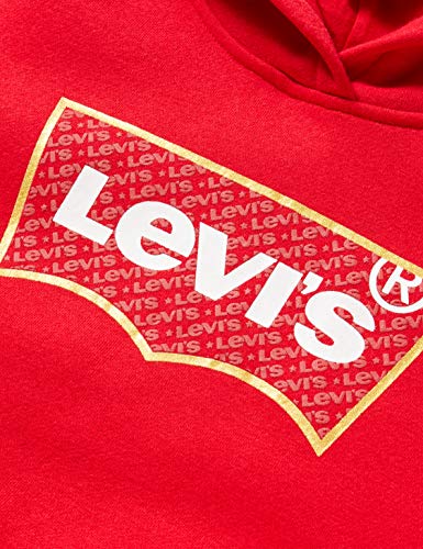 Levi's Kids Lvg Cross Over Hoodie Sudadera Niñas Super Red 14 años