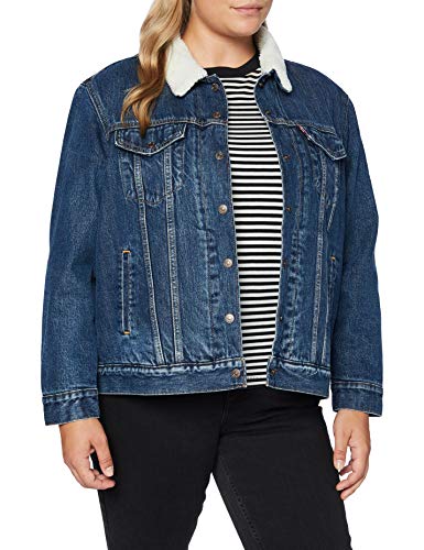 Levi's Pl Ex BF Sherpa Trucker Chaqueta, Rough and Tumble, 2 XX para Mujer