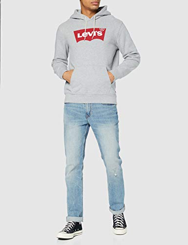 Levi's T2 Std Graphic Sudadera, Co Hm Two Colour Hoodie Heather Grey, M para Hombre
