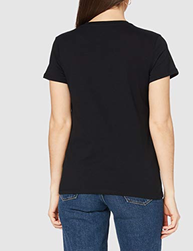 Levi's The Perfect tee Camiseta, Mineral Black, M para Mujer