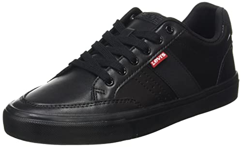 Levi's Turner 2.0, Sneakers Hombre, Full Black, 42 EU