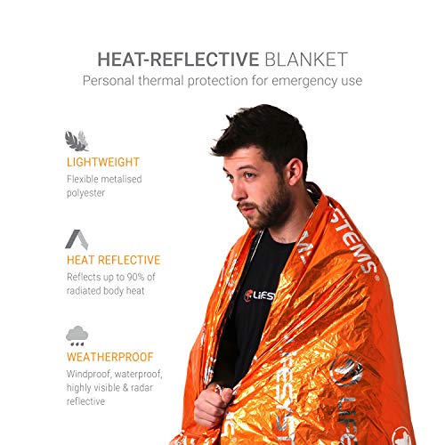 Lifesystems - Thermal Blanket, Color Orange