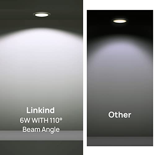 Linkind Bombillas LED regulables de 6W GU10, equivalentes a una bombilla halógena de 50W y 70W, 640lm y 5000K luz blanca fría, ángulo de haz de 110°, AC 220 – 240V MR16, 5 unidades