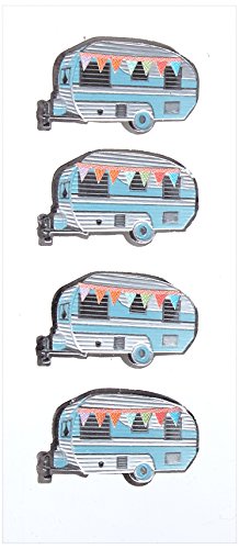Little B Mini Stickers-Campers, Otros, Multicolor