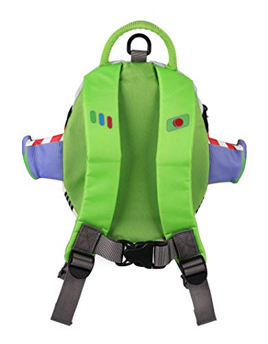 LittleLife Buzz Lightyear Disney Toddler Backpack Mochila con riendas de Seguridad, Infantil, Blanco, Talla única