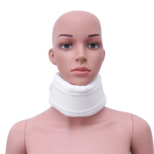 LIXBD 1pc cuello cervical Gear cuello soporte cervical collar para recuperación de lesiones blanco