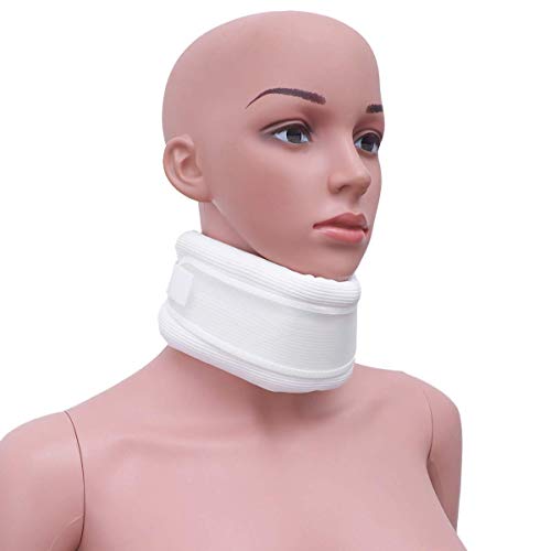 LIXBD 1pc cuello cervical Gear cuello soporte cervical collar para recuperación de lesiones blanco