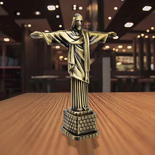 Lsaardth Modelo de Estatua de Cristo de Brasil, Modelo de Estatua de Cristo de Brasil, Recuerdos de Turismo, monumentos Famosos del Mundo, decoración de Escritorio para el hogar