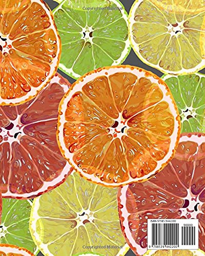 Maintenance Log Book: Repairs And Maintenance Record Book for Home, Office, Construction and Other Equipments, 120 Pages, Size 8" x 10" | Citrus Fruits Cover by Isabel Born