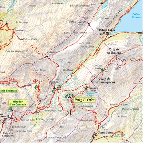 Mallorca Serra Tramuntana - Map 1 & 2: Hiking Maps 1: 35 000