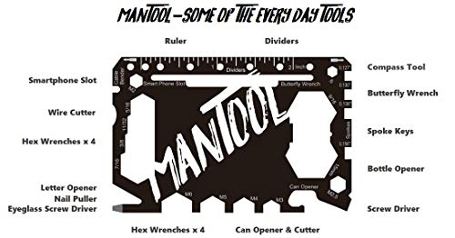 MANTOOL - Multi Tool - 46 Tools in 1