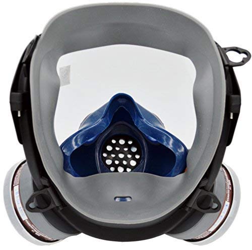 Máscara respiratoria integral ST-S100-3 para gases con doble filtro de aire para protección ocular, frente a polvo, gases químicos y vapores orgánicos