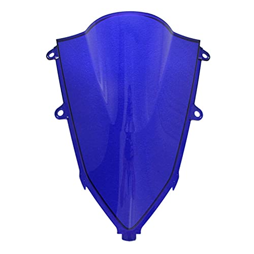 Meixixi Pantalla de Viento de Parabrisas deflectores de Parabrisas Transparente iridio Cromo Humo (Color : Blue)