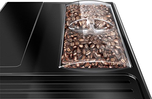 Melitta Caffeo Solo E950-101 Cafetera Superautomática con Molinillo, 15 Bares, Café en Grano para Espresso, Limpieza Automática, Personalizable, Negro