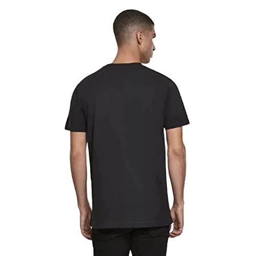 MERCHCODE ACDC Back In tee Camiseta, Negro (Black 00007), Large para Hombre