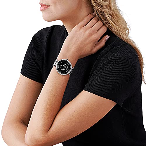 Michael Kors Smartwatch para Mujer Darci de 5E Generación de Acero Inoxidable con Brazalete de Acero Inoxidable, MKT5126, Plata