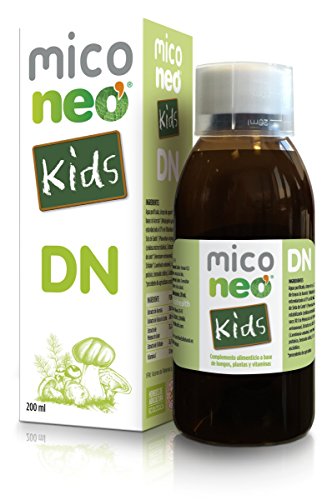 MICO NEO | Jarabe Infantil DN Kids | Favorece el Buen Rendimiento Cognitivo en Niños | Mejora la Concentración | A Base de Hongos, Plantas y Vitaminas Naturales