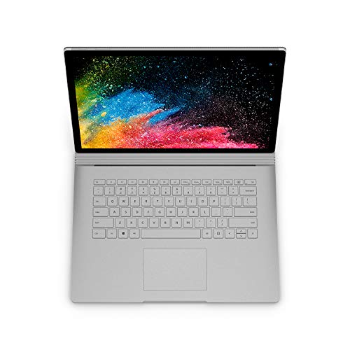 Microsoft Surface Book 2 - Ordenador portátil convertible táctil 13.5'' (Intel Core i7-8650U, 16GB RAM, 512GB SSD, Nvidia GeForce GTX1050-2GB, Windows 10 Pro) Plata - Teclado QWERTY Español