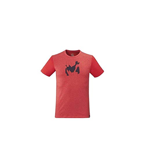 MILLET Broken Logo TS SS M Camiseta, Hombre, Fire, XS