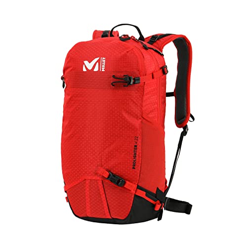 Millet - Prolighter 22 - Mochila para Hombre y Mujer - Alpinismo y Escalada - Capacidad Media: 22 L - Rojo