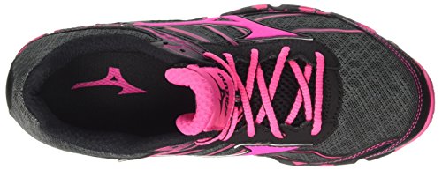 Mizuno Wave Hayate (w), Zapatillas de Running Mujer, Multicolor (Dark Shadow/Pink Glow/Black), 37 EU