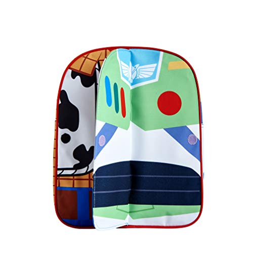 Mochila reversible para niños de Toy Story Woody Buzz Lightyear Woody Reversible, mochila para niños
