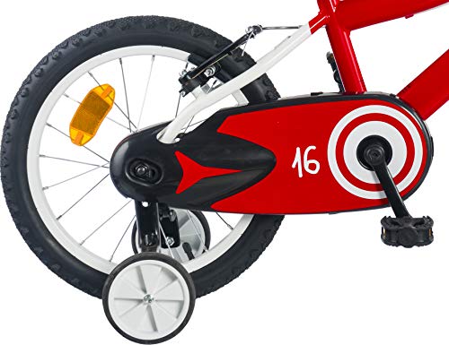 Moma Bikes Bicicleta infantil de 16" con ruedines incluidos