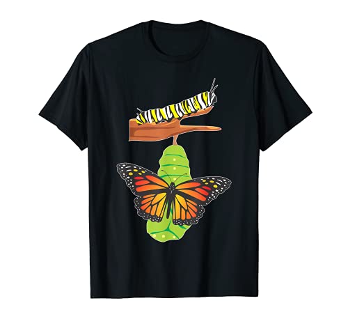 Monarca mariposa ciclo vital insecto mariposa amante Camiseta