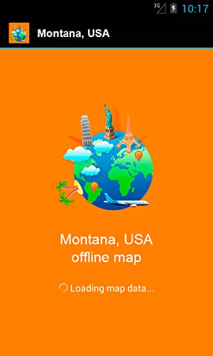 Montana, EE.UU. Off Vector Map: Vector World