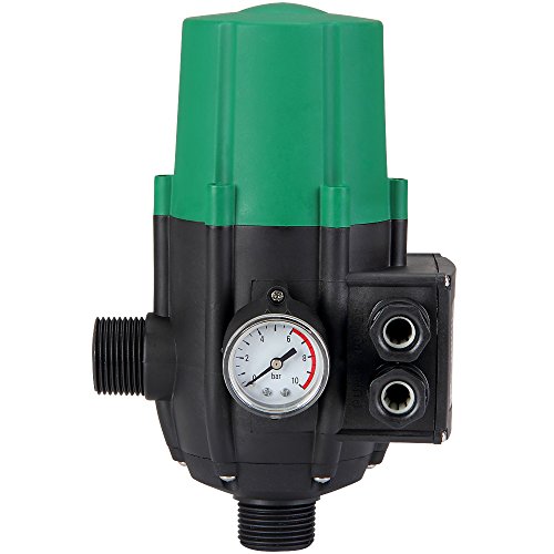 Monzana Presostato automático Interruptor de presión para bomba de agua sin cable Vol 60-160lxmin