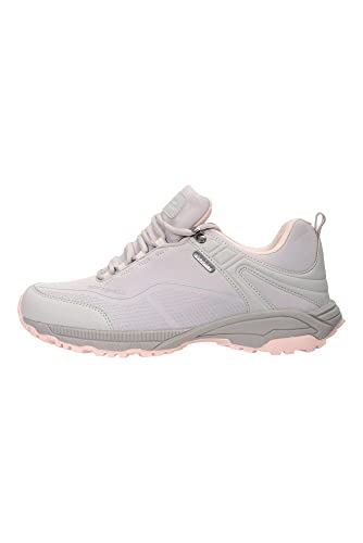 Mountain Warehouse Zapatillas Impermeables Collie para Mujer - Calzado liviano para Damas, Zapatos Transpirables, Zapatos Suaves para Caminar Beige Talla Zapatos Mujer 38 EU