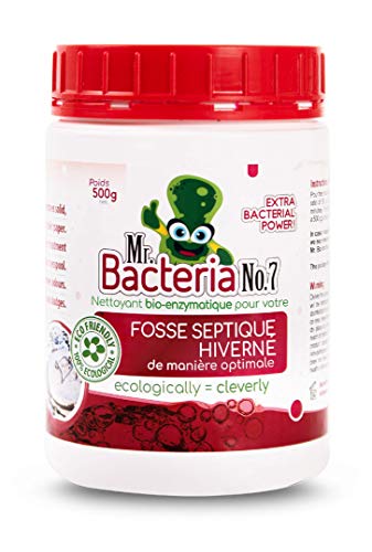Mr. Bacteria No. 7. Limpiador Bio-enzimático para Sus Tanques SÉPTICAS DE Invierno ÓPTIMAS 500 g (1)