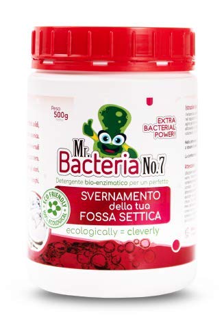 Mr. Bacteria No. 7. Limpiador Bio-enzimático para Sus Tanques SÉPTICAS DE Invierno ÓPTIMAS 500 g (1)