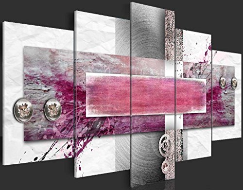 murando Cuadro en Lienzo Rosa Abstracto 100x50 cm Impresión de 5 Piezas Material Tejido no Tejido Impresión Artística Imagen Gráfica Decoracion de Pared Moderno 020101-187