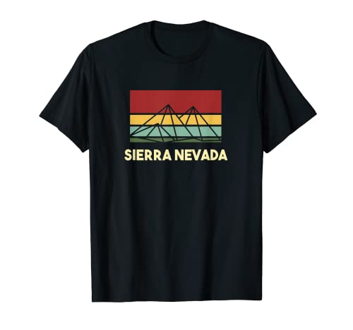 Nación de diseño de montaña Sierra Nevada Camiseta