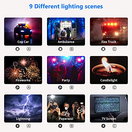 Neewer 2 Packs Luz LED RGB 660 con Control App Kit Iluminación Video y Fotografía con Soportes y Bolsa 660 SMD LED CRI95 / 3200K-5600K / Brillo 0-100% / 0-360 Colores Ajustables