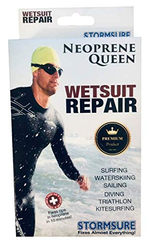 Neoprene Queen Glue Quick Fix 1st Aid for Wetsuits - Glue + Neoprene Patches