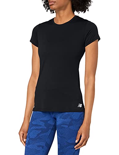 New Balance Core Camiseta de manga corta para correr, Mujer
