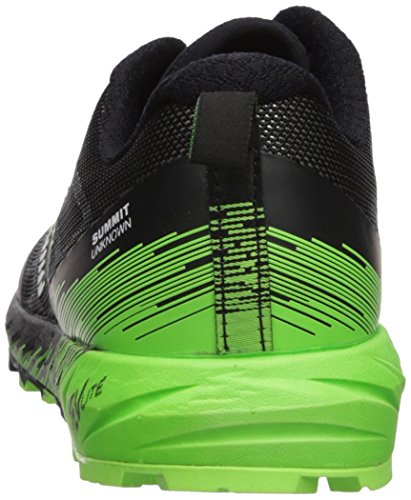 New Balance Men's Summit Unknown Trail Running Shoe, Black/Lime, 7.5 2E US