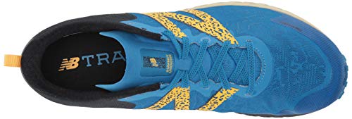 New Balance Men's Summit Unknown V2 Trail Running Shoe, NEO Classic Blue/Varsity Gold, 7.5 2E US