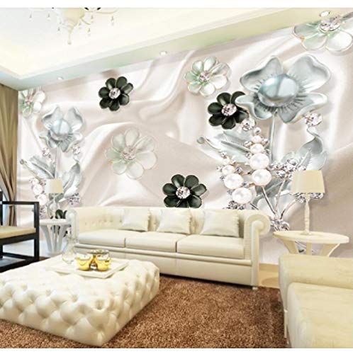 Newberli   Fondo Depantalla Personalizado Diamantejoyería Floral Fondo Sala De Estar Dormitorio Tv Sofá Fondo Mural De Pared Papel Tapiz 3D