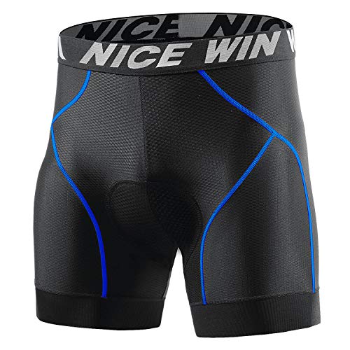 NICEWIN Pantalones Cortos de Ciclismo para Hombre, Ropa Interior de Ciclismo de montaña