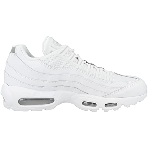 Nike Air MAX 95 Essential, Zapatillas de Correr Unisex Adulto, Blanco (White/White/Pure Platinum/Reflect Silver/Black 100), 40.5 EU