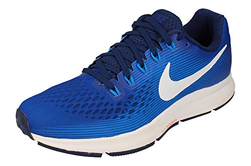Nike Air Zoom Pegasus 34 Hombre Running Trainers 880555 Sneakers Zapatos (UK 7.5 US 8.5 EU 42, Indigo Force White Photo Blue 413)