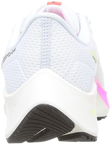 Nike Air Zoom Pegasus 38, Zapatillas para Correr Mujer, White Black Football Grey Pink, 40 EU