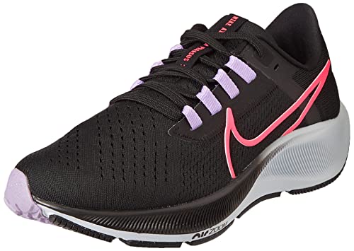 Nike Air Zoom Pegasus 38, Zapatos para Correr Mujer, Black/White-Anthracite-Volt, 45.5 EU