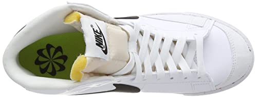 Nike Blazer Mid '77 Next Nature W, Zapatillas de Gimnasio Mujer, White/Black, 40.5 EU