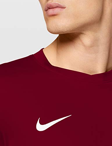 Nike LS Park Vi JSY Camiseta de Manga Larga, Hombre, Rojo (Team Red/White), S